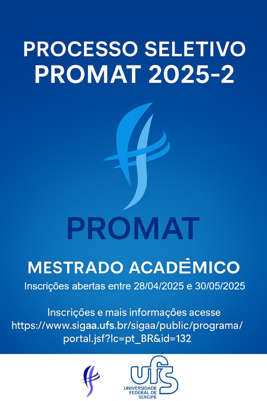 Processo seletivo promat 2025.2
